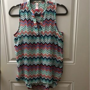 Sleeveless Blouse by No Boundaries size Small